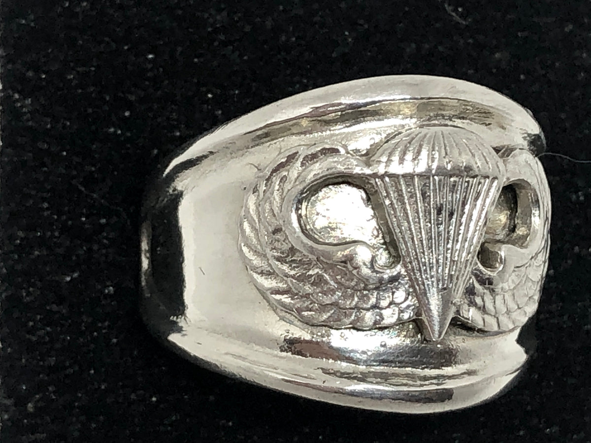Jump Wings Ring, Sterling Silver Style B – Jewelry By Doc LLC