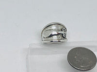 Torpedo Mate Ring, Sterling Silver