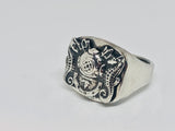 Navy Dive Medical Technician (DMT) Ring, Sterling Silver