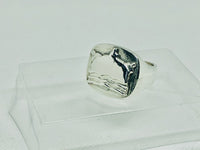 Mineman Ring,  Sterling Silver