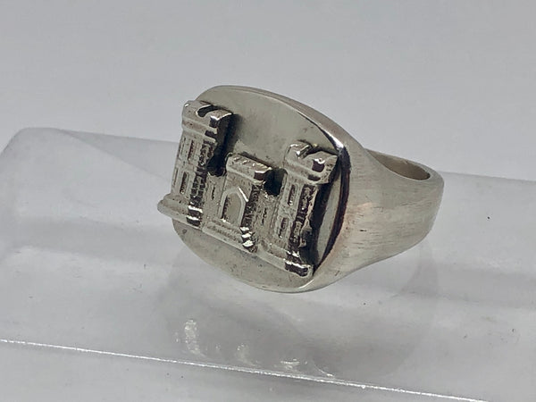 Engineer Ring, Sterling Silver