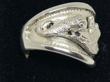 Submarine Warfare "Dolphins" Ring, Sterling Silver, Style B