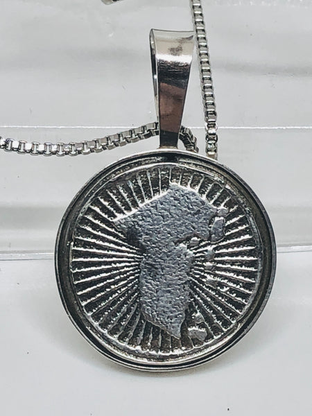 Kuwait Liberation Pendant, Sterling Silver