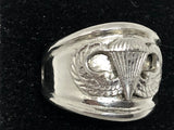 Jump Wings Ring, Sterling Silver Style B