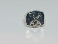 Navy Hull Maintenance Technician (HT) Ring, Sterling Silver