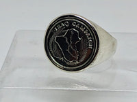 Iraq Campaign Medal Ring, Sterling Silver