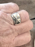 Infantryman sterling silver ring