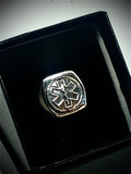 Star of Life sterling silver ring